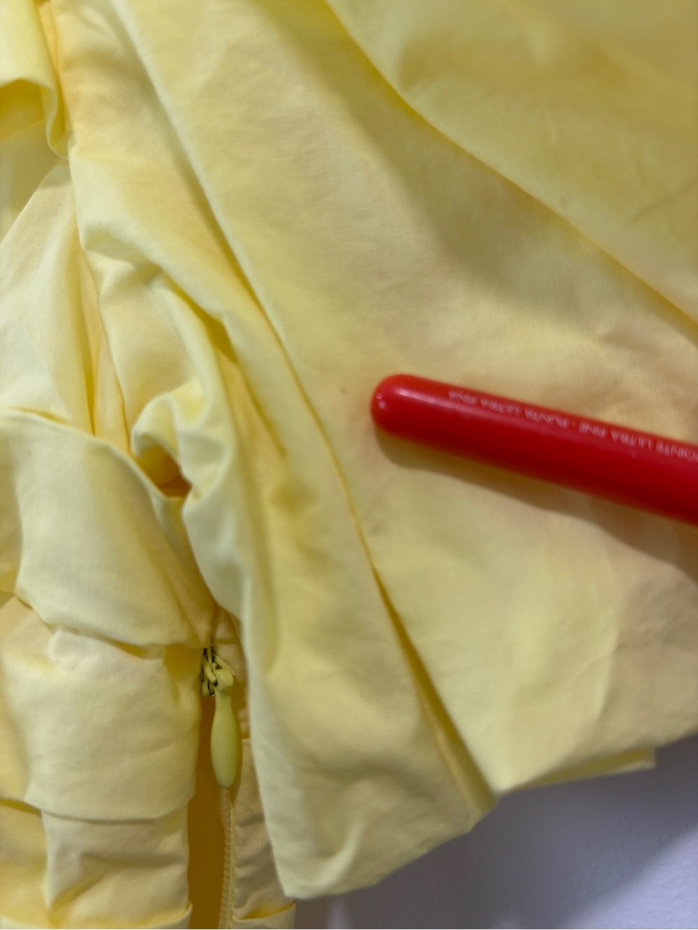 Endless Rose Yellow Ruched Puff Sleeve Blouse Romantic Coquette M Feminine Top - Picture 12 of 15